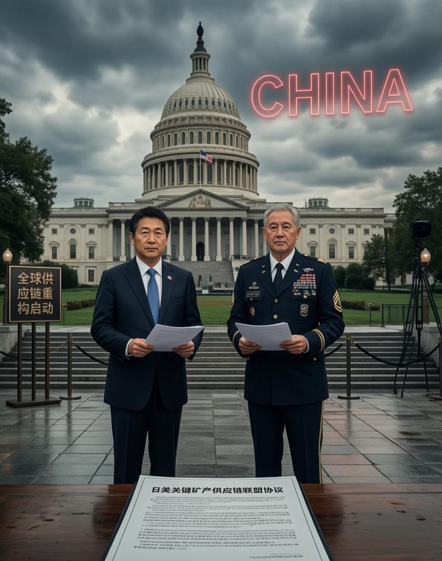 剑指中国！日美华盛顿峰会敲定关键矿产联盟，全球供应链迎来“去中国化”豪赌就在