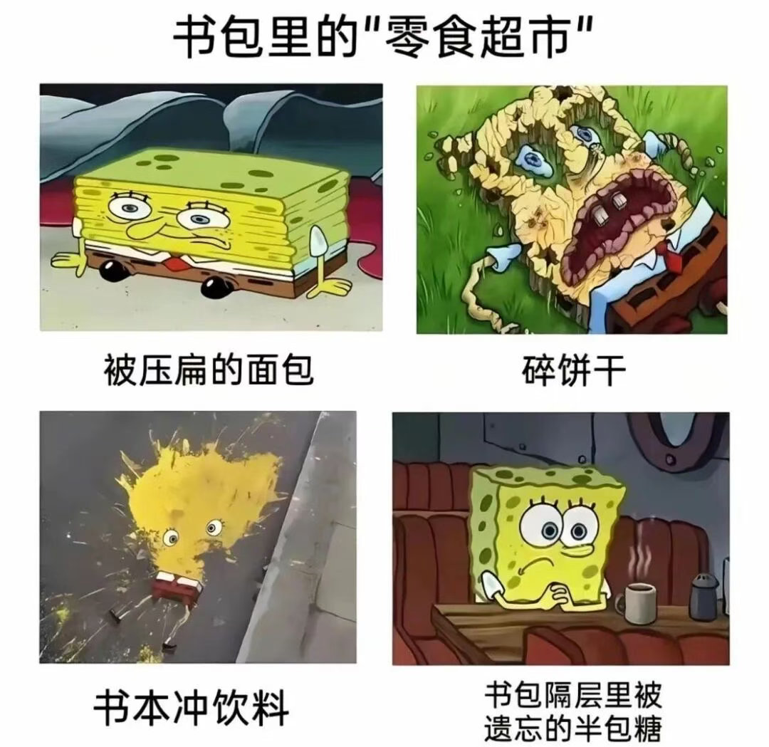 书包里的小零食memes​​​
