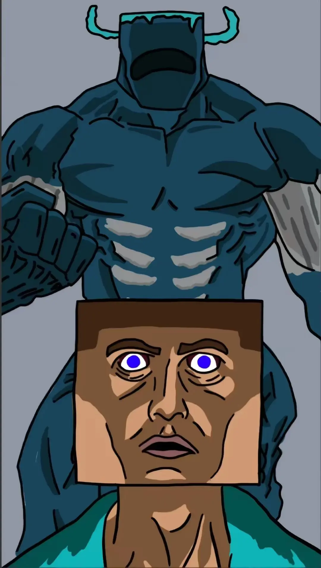 你再看看你后面呢