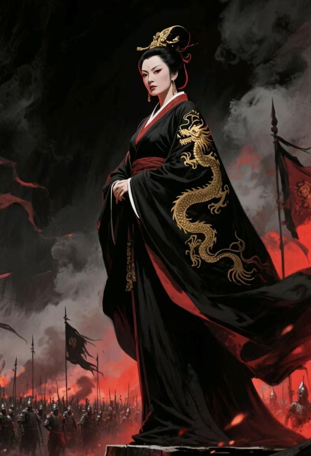 吕后死后不到一个月，她苦心经营十五年的吕氏家族就在未央宫的厕所里断了气。权倾