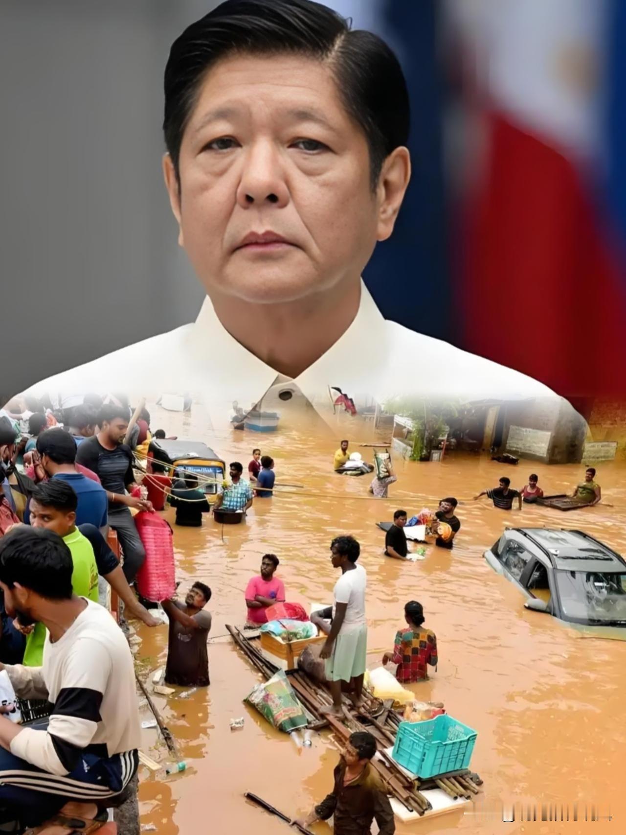 菲双台救灾援助藏讽刺！中国此次不再无底线援助！狂风裹挟暴雨，双台风接连肆虐