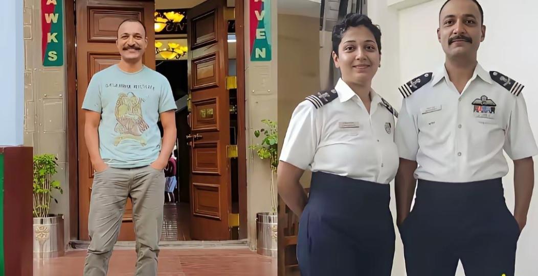 迪拜航展印度飞行员夫妻都是印度空军中校34岁的纳曼什·萨亚尔中校驾驶着印度国