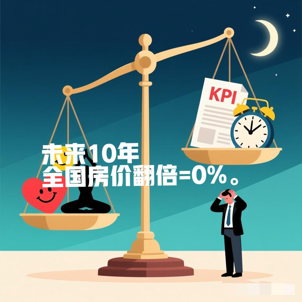 未来10年，全国房价翻倍=0%。只有一种可能：上海核心区优质房，10年涨50