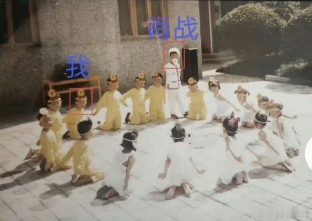 肖战幼儿园时期的照片过于萌了是等比例长大的战战哟原来哥从小时