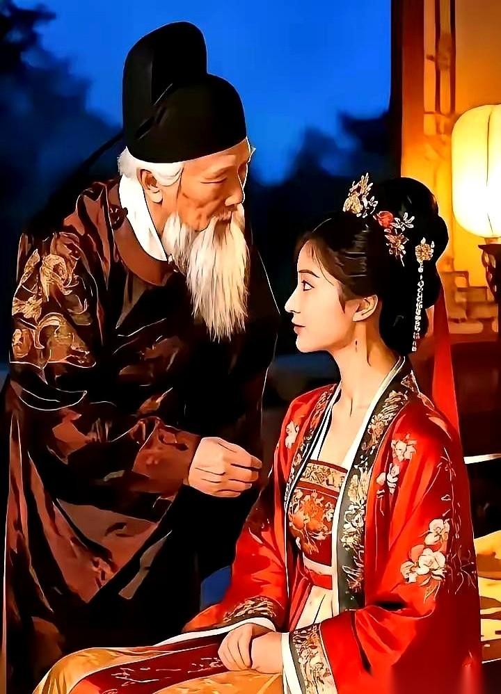 62岁张财主，娶了19岁的小媳妇月红。一夜温存，老头摸着她乌黑的头发，嘴里却吐