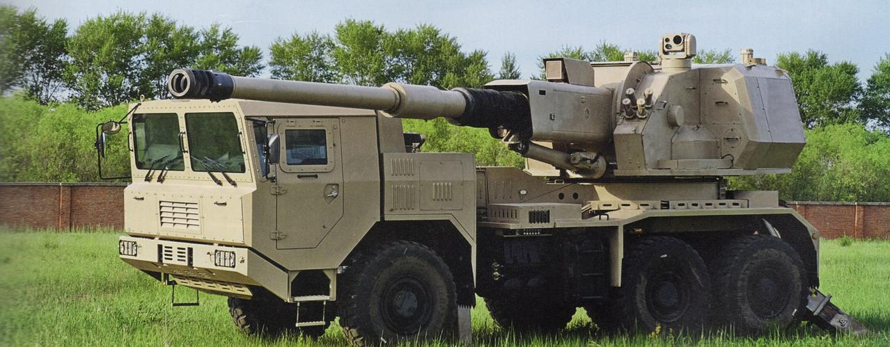 外贸款155mm卡车炮，也算比较时髦的设计思路，模块化设计，无人炮塔，自动装弹机