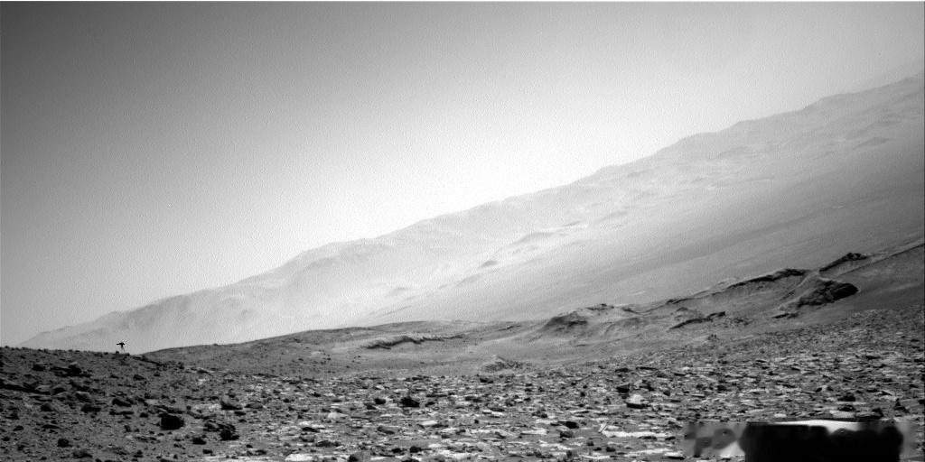 NASA发布的火星照片，出现一个疑似不明飞行物，像个水母