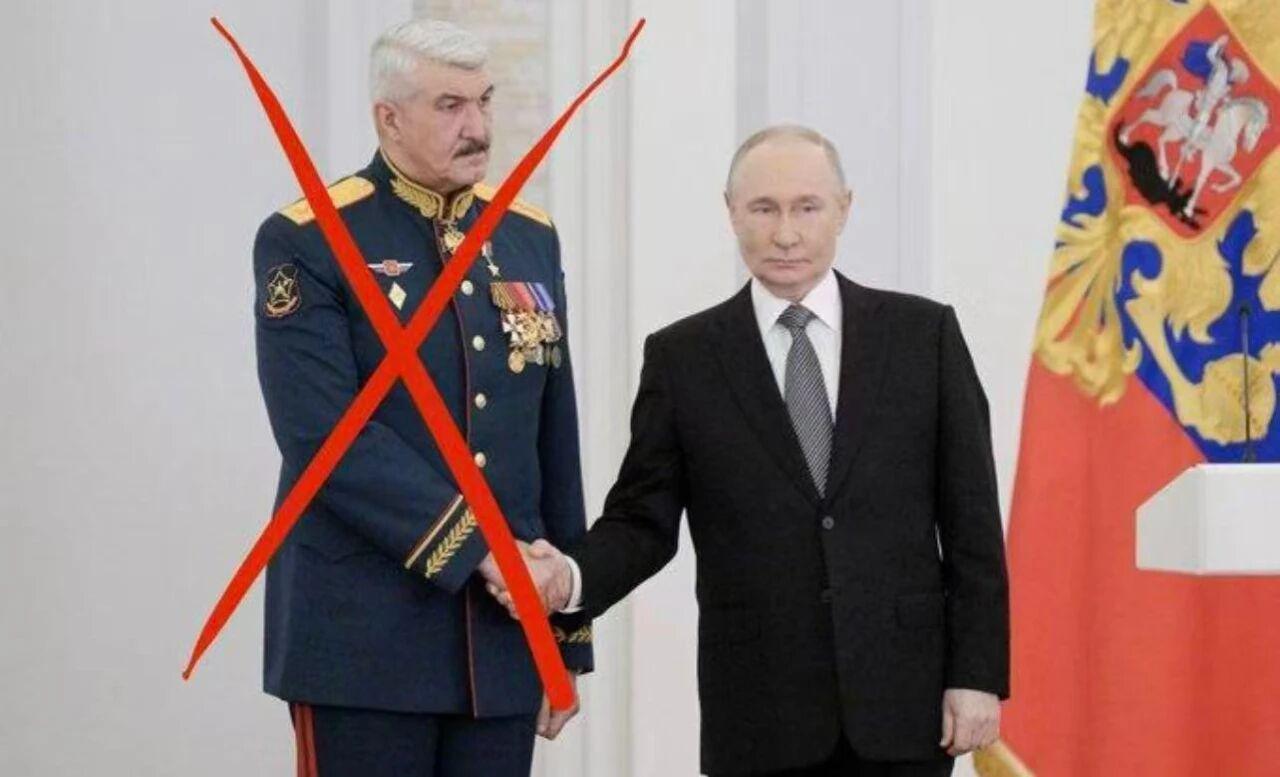 12月9日因为向克里姆林宫汇报“完全占领”库皮扬斯克而被俄总统授予金星勋章的库皮