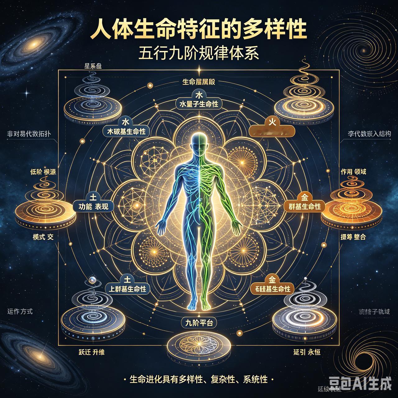 五行：水木火土金，潜显爆化聚。五行学说作为中国古代哲学的重要组成部分，蕴藏着古人