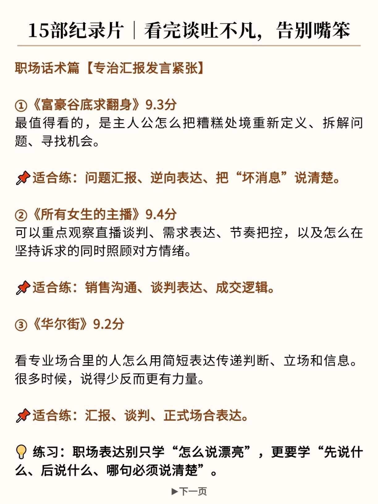 15部纪录片，看完谈吐不凡​​​
