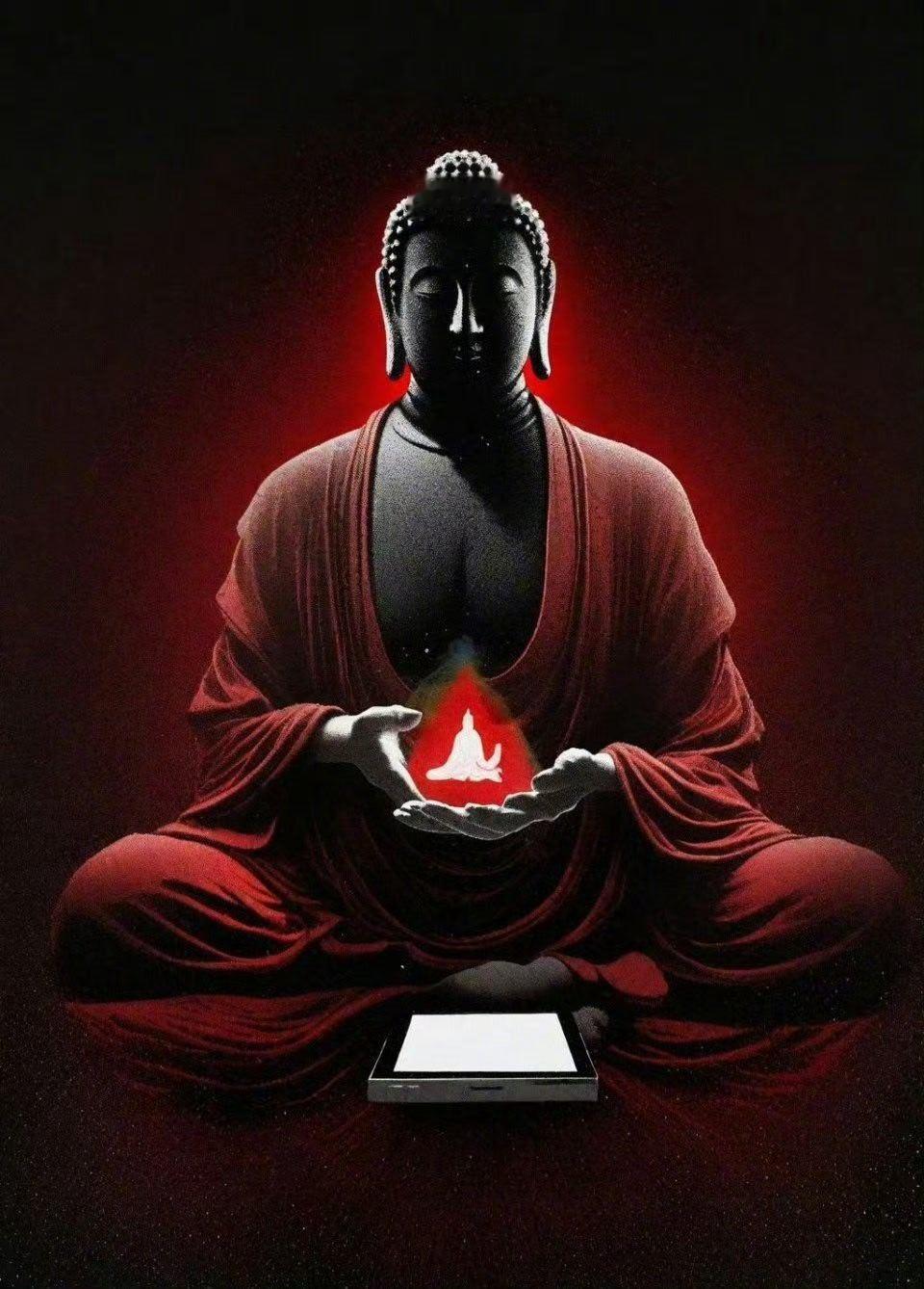 看到佛祖要敬畏，30秒内点赞心想事成，很灵的