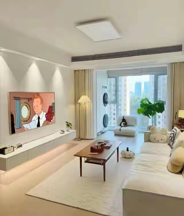 46岁秦岚的豪宅火了，全屋精致温馨，一尘不染，正好适合两个人住