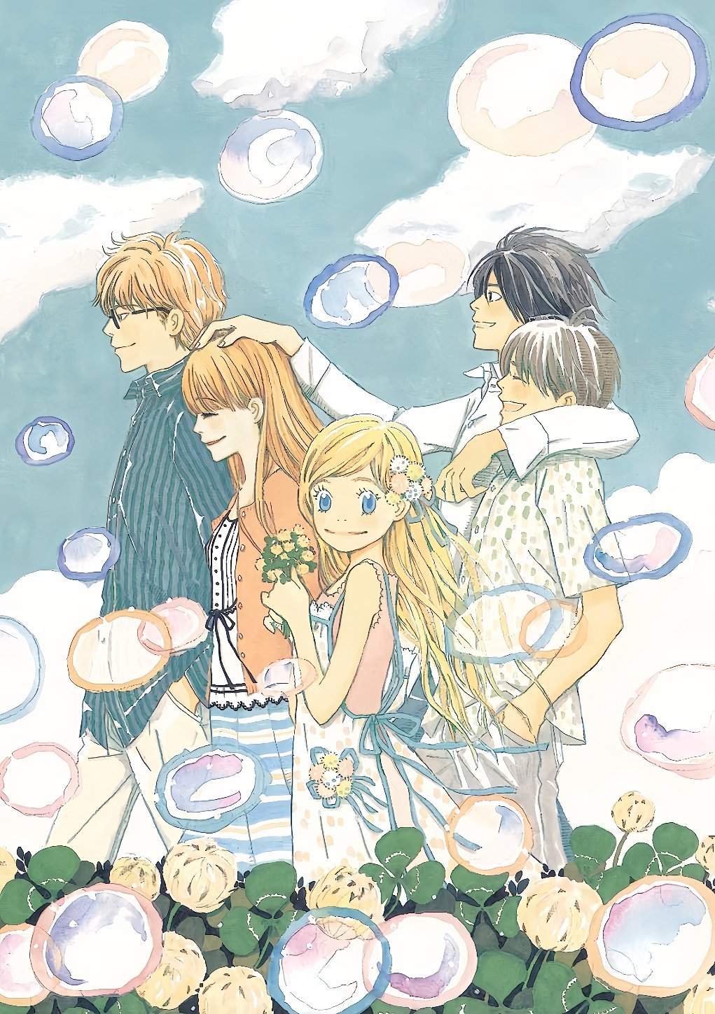 ︴︴很纯爱治愈の古早漫「蜂蜜与四叶草」原画集[抱抱]​​​