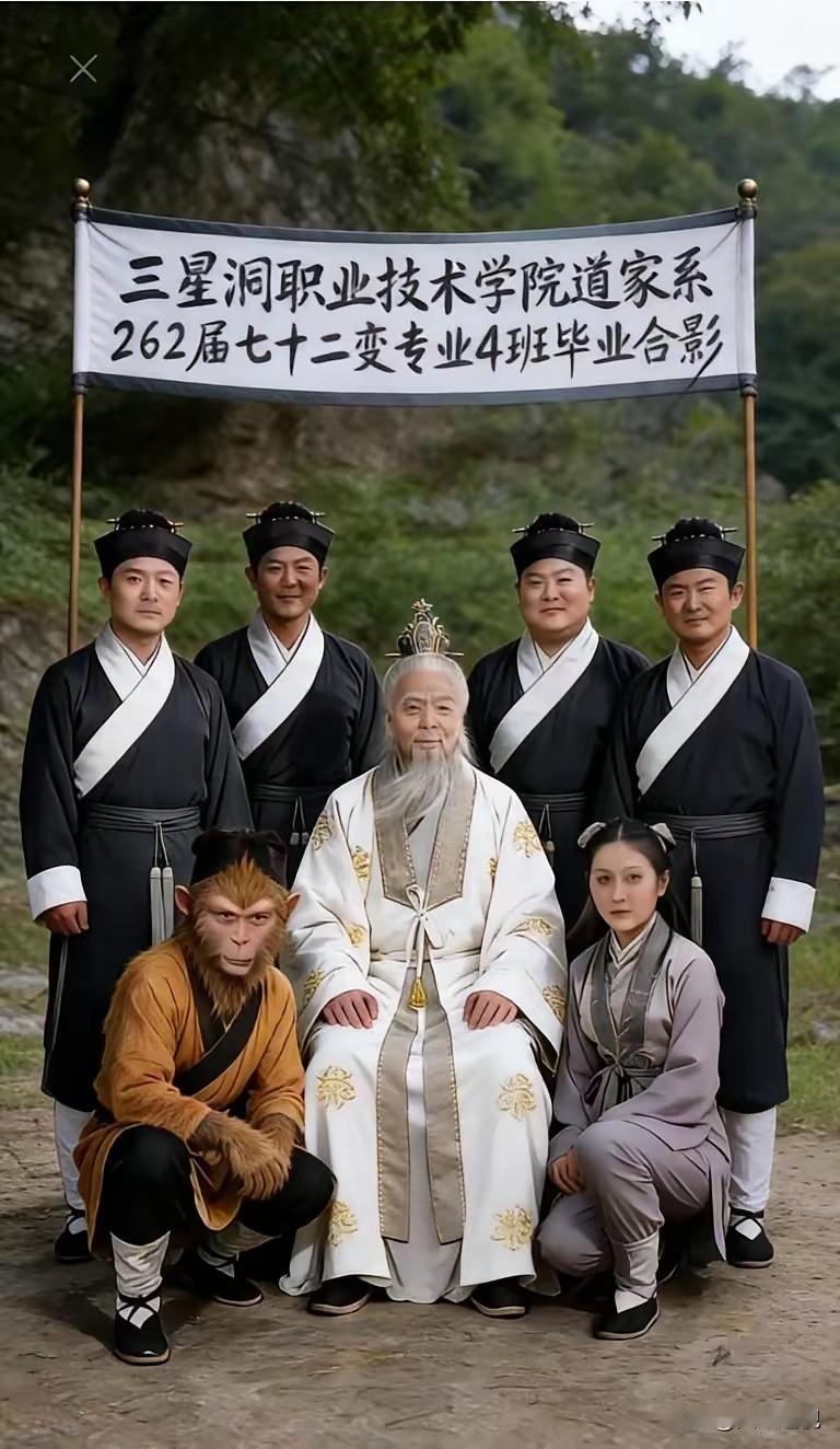 悟空学校和专业都整出来了这是哪个大聪明给整的？！哈哈哈哈，把孙悟空毕业照都整出