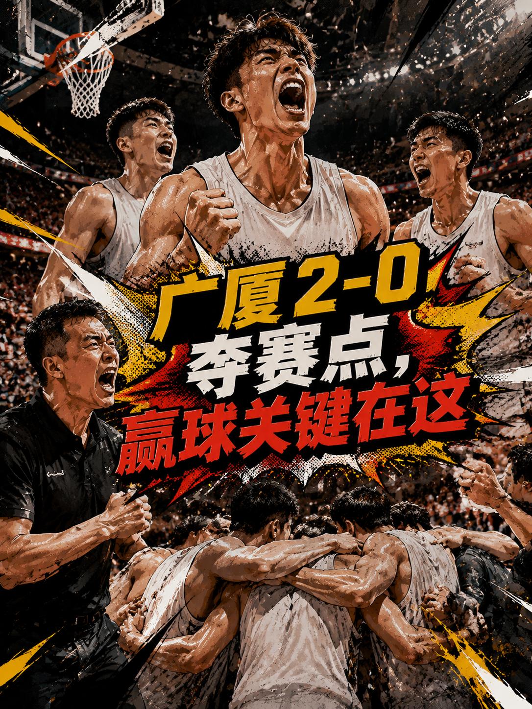 广厦队2-0拿到赛点！他们凭什么总能迈过这道坎？其实根源也很简单，除了孙铭徽、胡