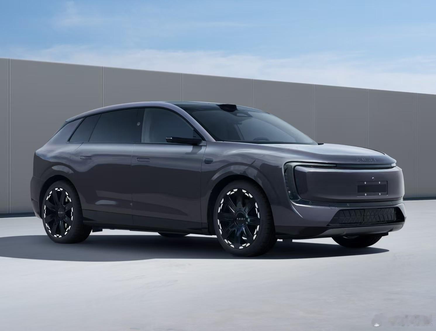 奥迪联手上汽放大招！全新纯电SUVE7X申报曝光，颜值与实力并存！数字矩阵大灯