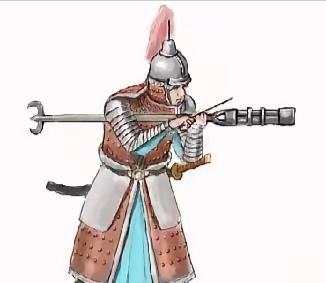 戚家军与倭寇激战，一名倭贼头目企图和戚家军单挑，戚继光当场脱下自己穿的银铠，表示