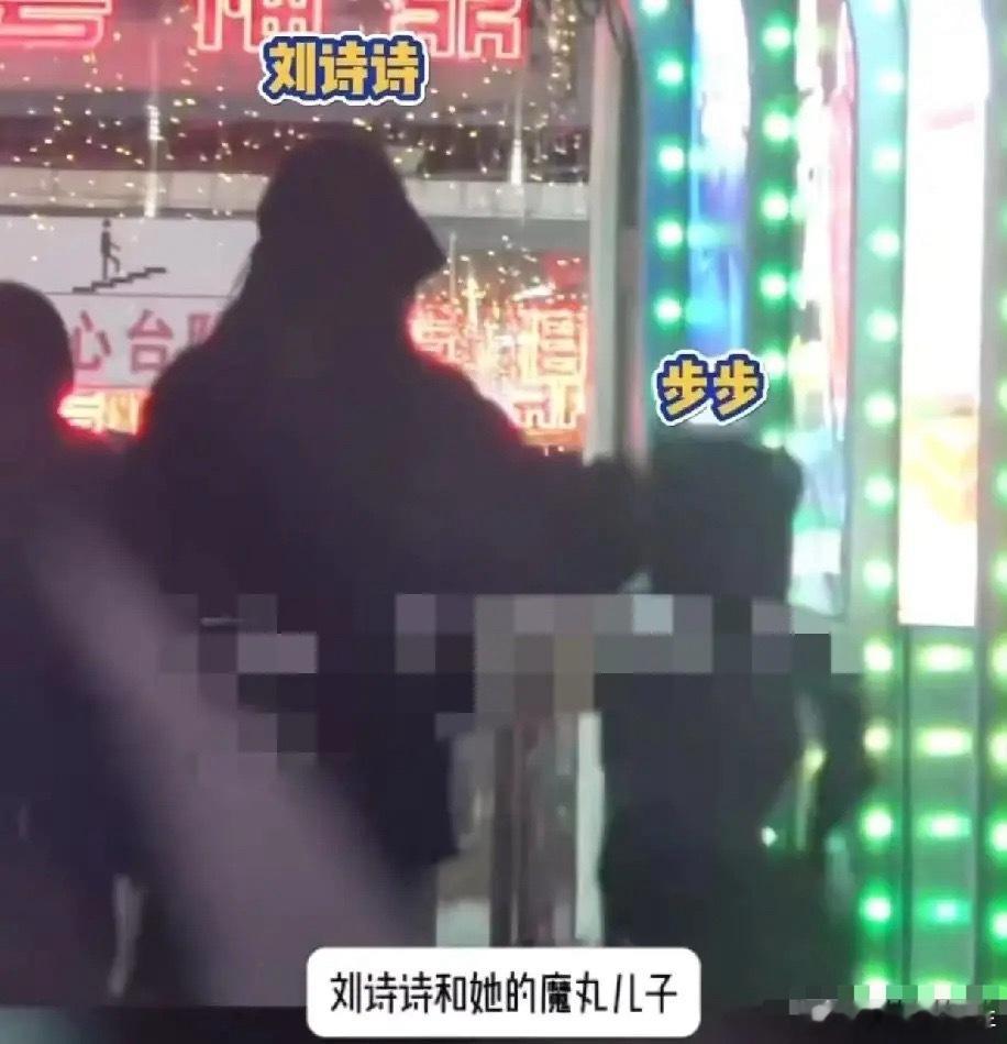 刘诗诗和她的魔丸儿子刘诗诗带儿子和朋友吃饭，6岁的步步上蹿下跳的和朋友打闹，最后