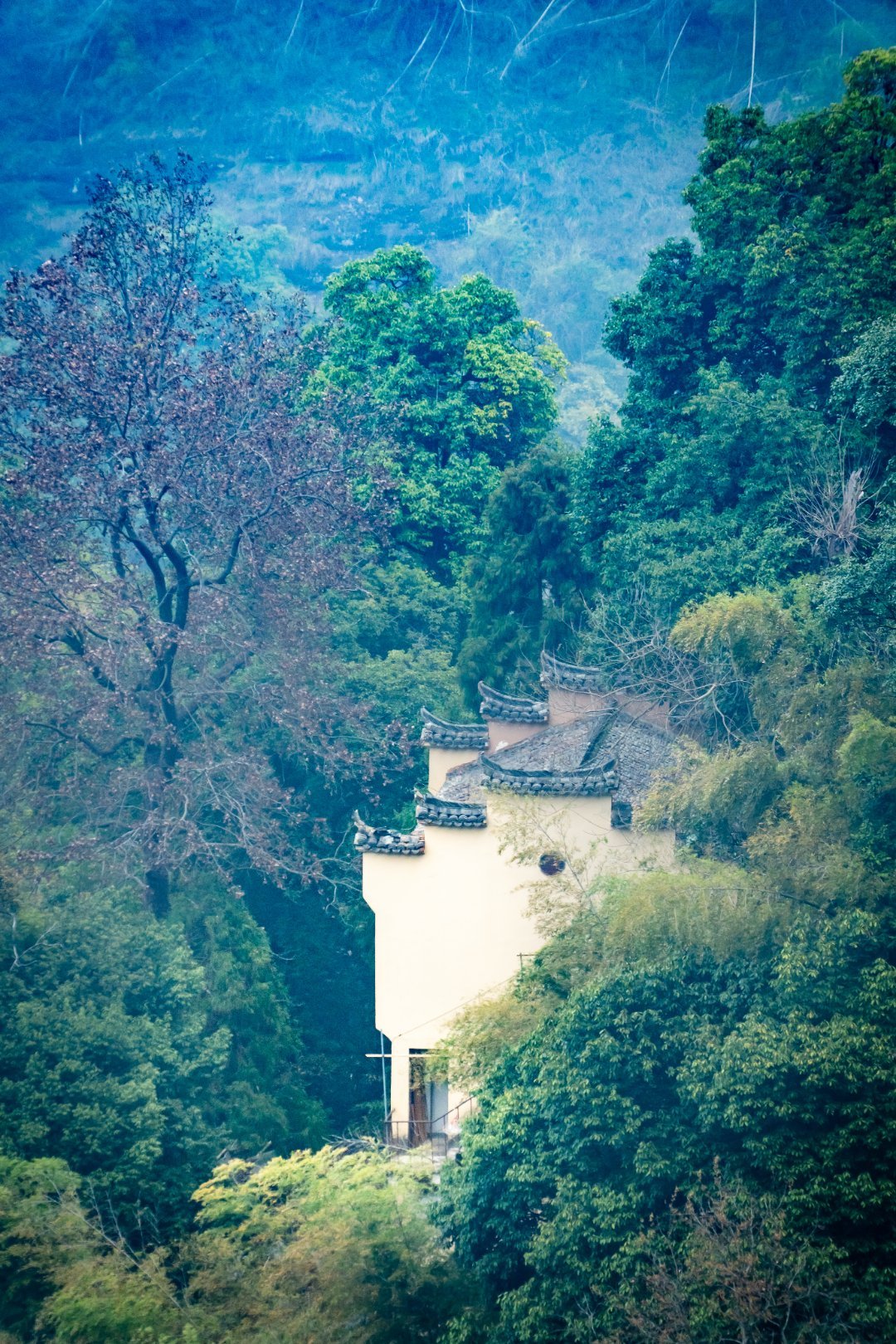 *在路上*江郎山...三爿石，拔地而起、形如刀砍斧劈的巨石（郎峰、亚峰、灵峰），