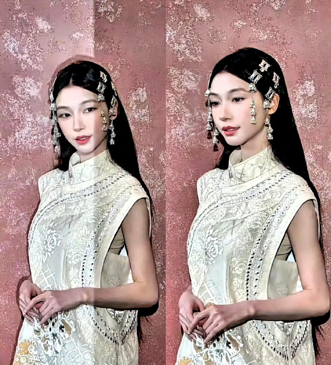 易梦玲的美商，根本不是会穿衣服。你们都在夸她昨天那套新中式出圈、生图能打。我