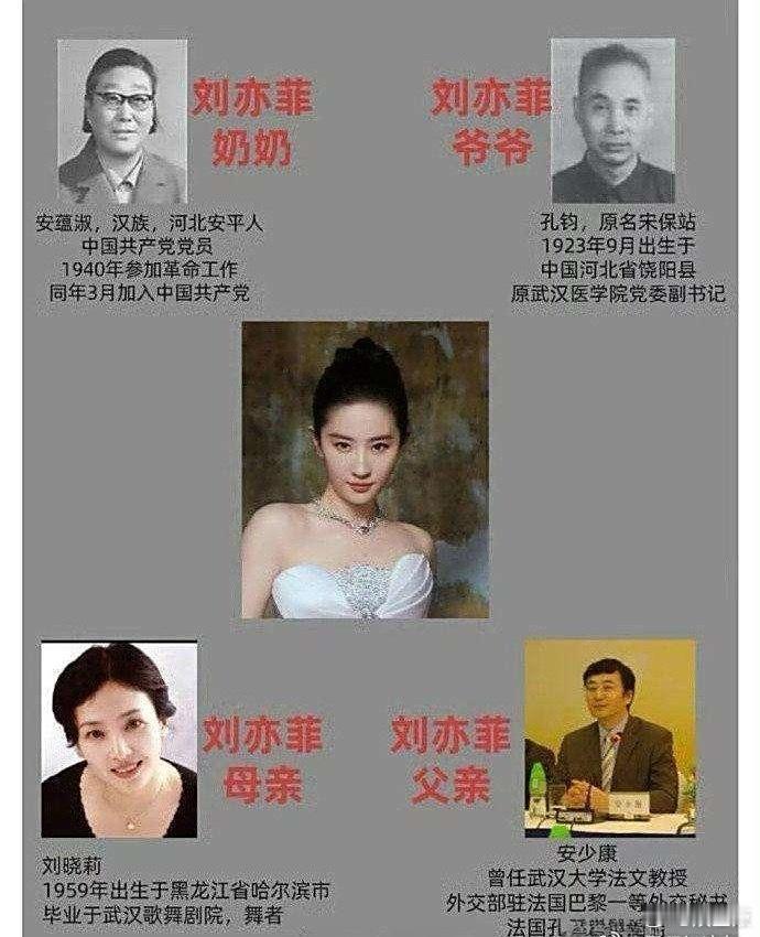 真的没人觉得刘亦菲家庭挺可怕的吗？​​​