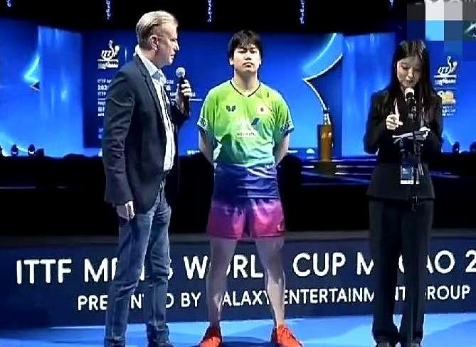 日本乒乓球这小子，有点东西。18岁的松岛辉空，在澳门世界杯碰上世界第二的莫雷