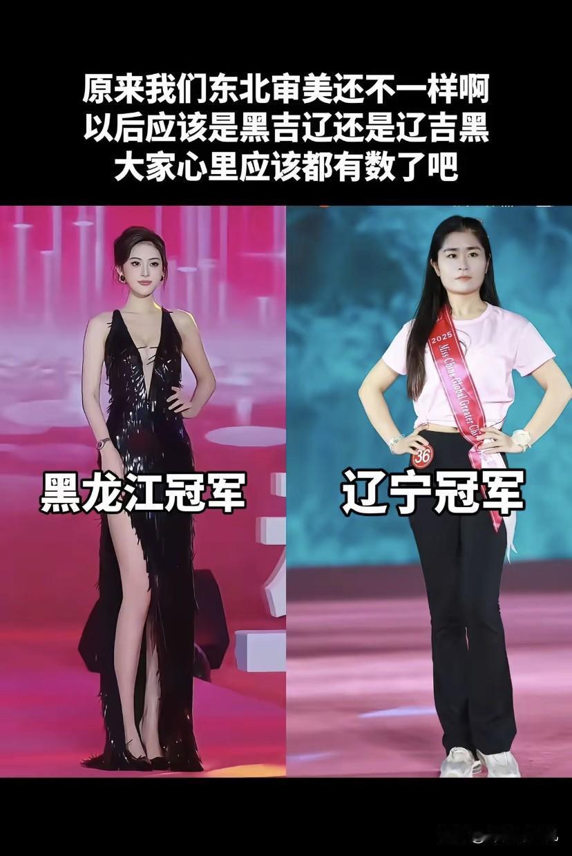 作为一个成都人，不懂就问！东北三省的审美标准差距这么大吗？都是选美，黑龙江的