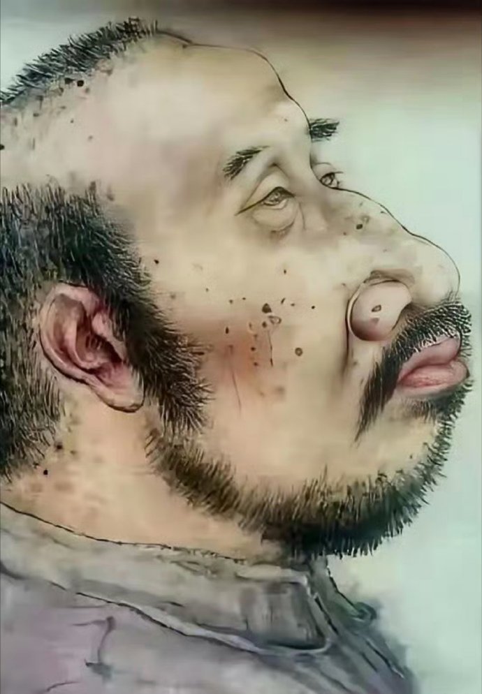 这是清华美院教授戴顺智笔下的中国革命军人形象，简直是赤裸裸的丑化侮辱红军先烈。为