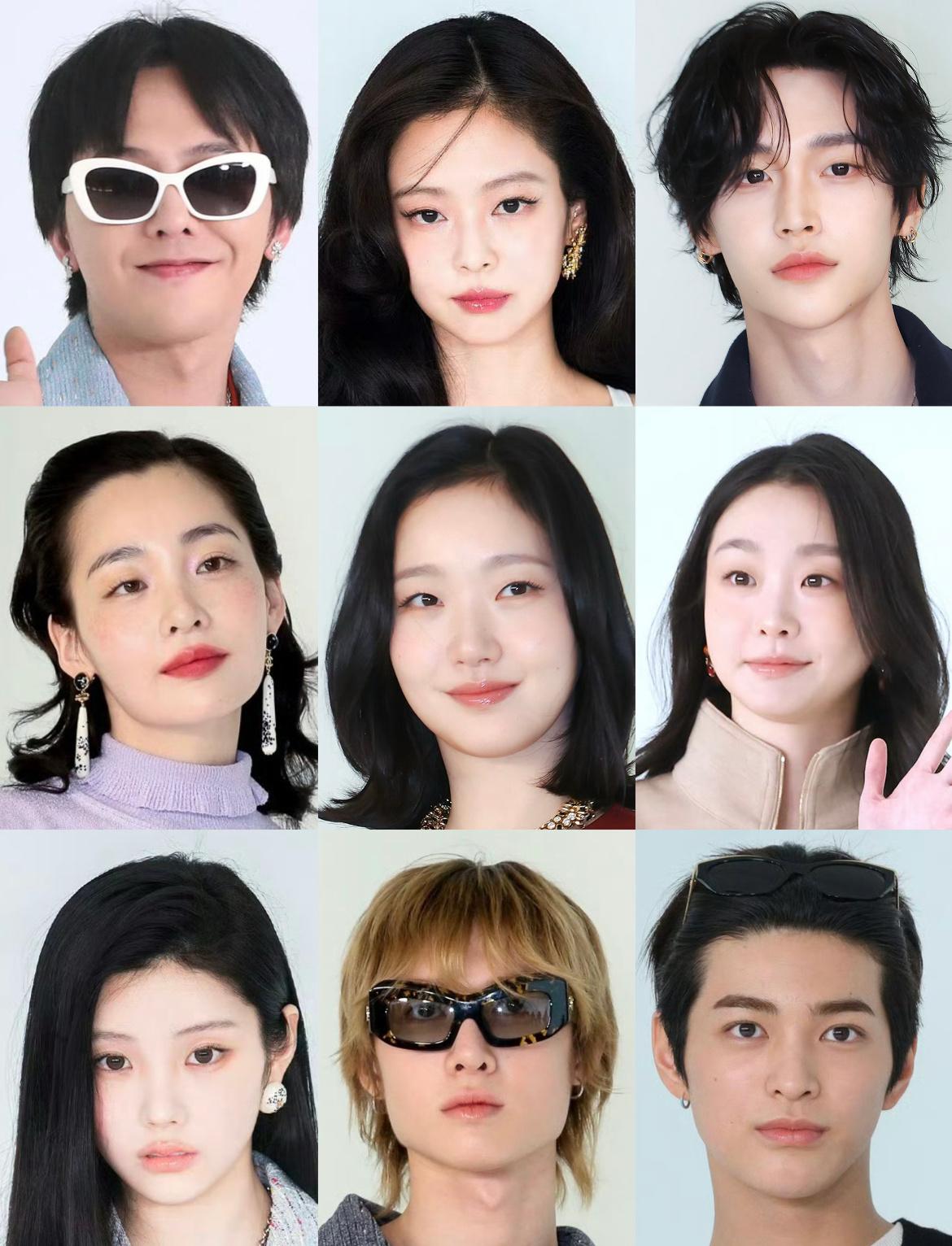香奈儿首尔大秀艺人怼脸新闻图权志龙Jennie金高银朴元彬马丁安乾镐