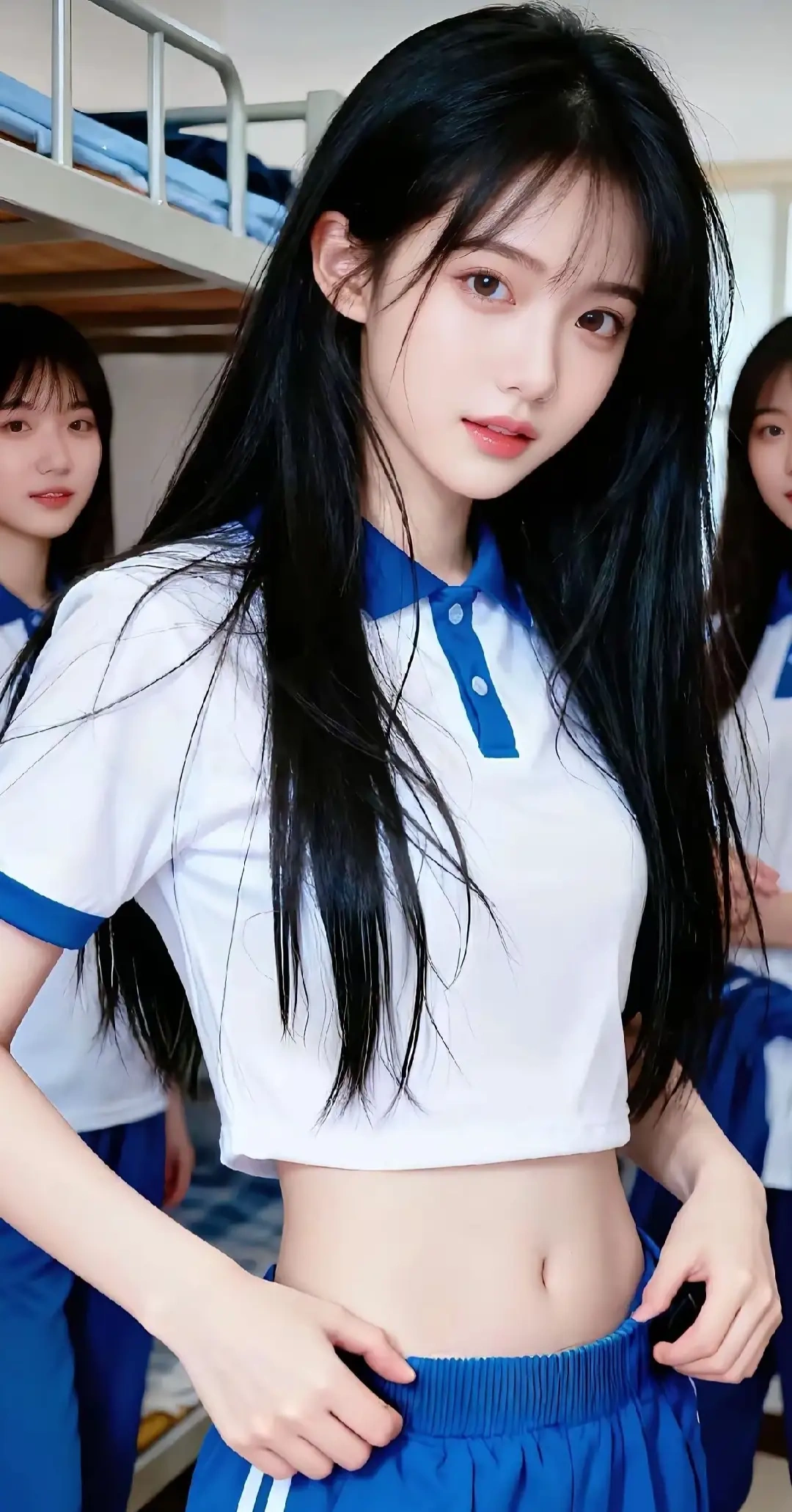 校园青春美少女活力满满