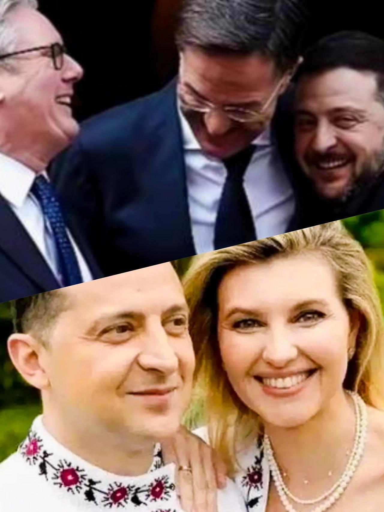 斯塔默和泽连斯基说了什么？让他这么高兴啊！泽连斯基和斯塔默笑的，比和自己妻子叶