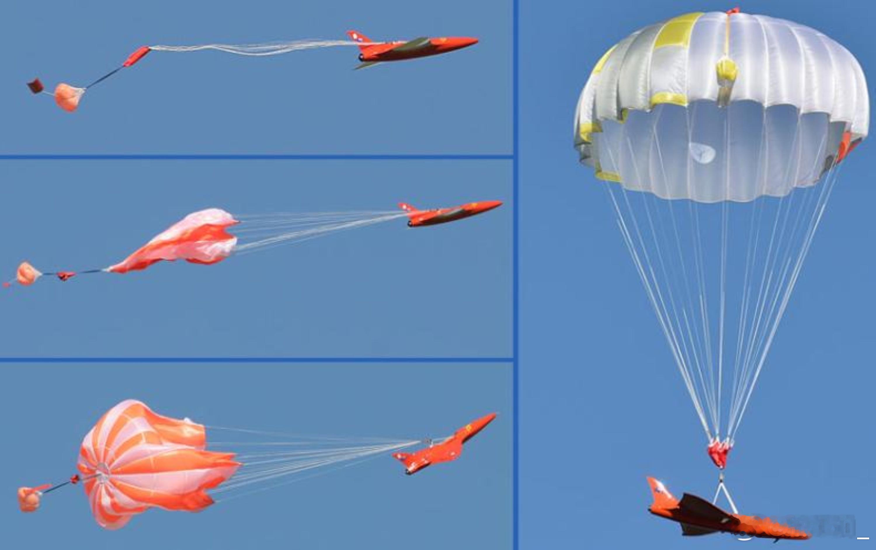 货船发射无人机，用降落伞在海上回收，解决了实用路径。