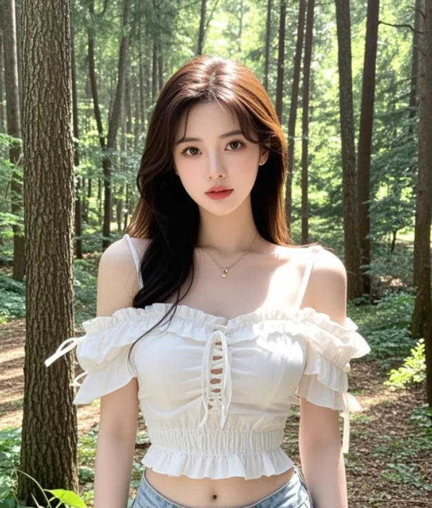 穿越森林遇见最美的她，如梦如幻