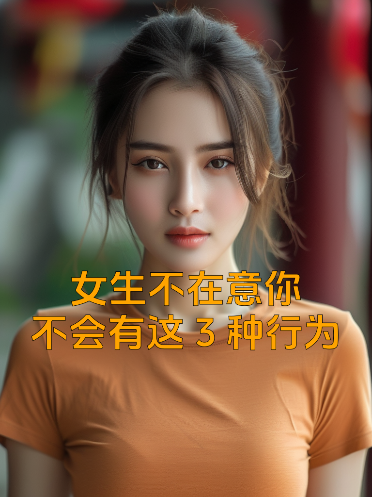 女生不在意你，不会有这3种行为