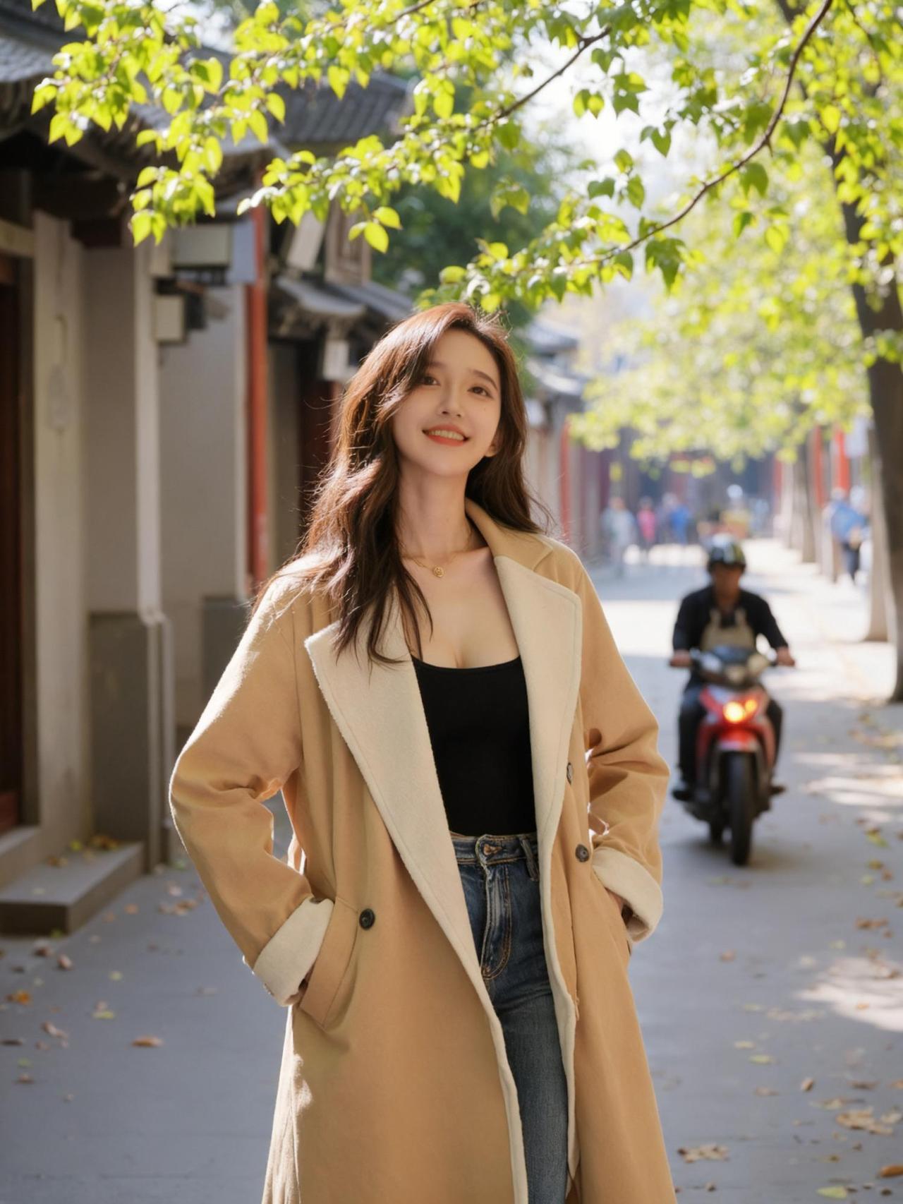 胡同里的菇凉🍂