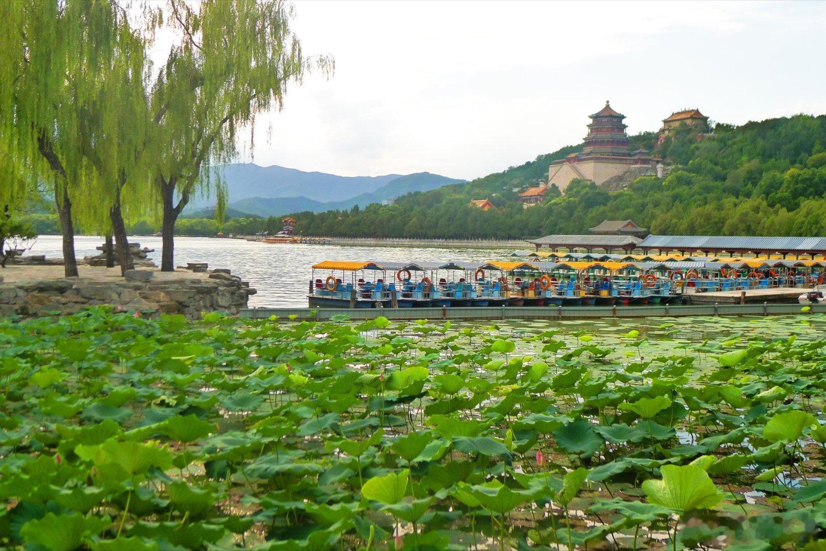 【初秋-颐和园】🍂🌼北京颐和园，这座举世闻名的皇家园林，如同一颗璀璨明珠，镶