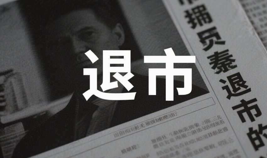 大股东退市一个月后, 这家上市公司也将被强退!