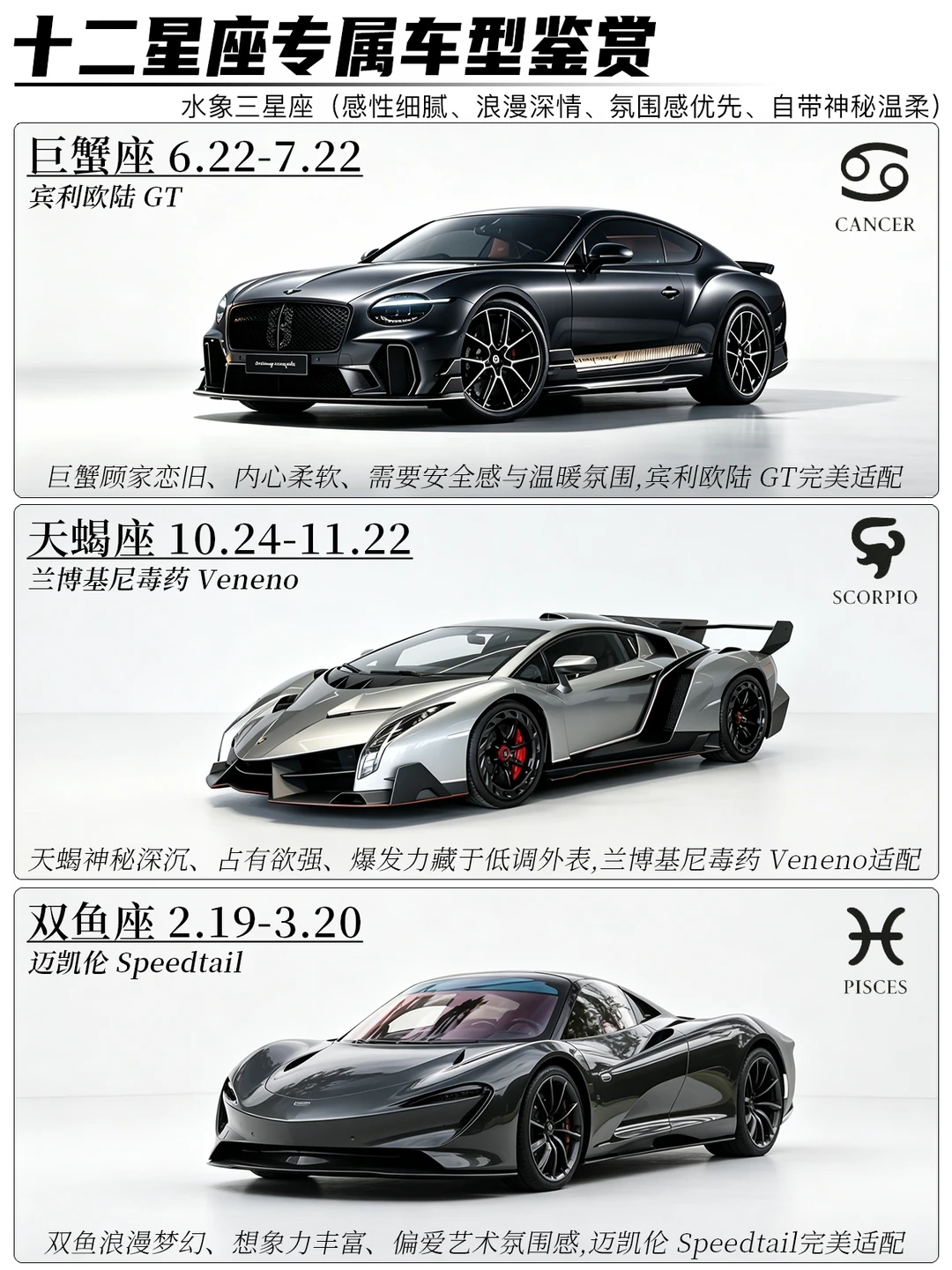 12星座都适合开什么车你知道吗？