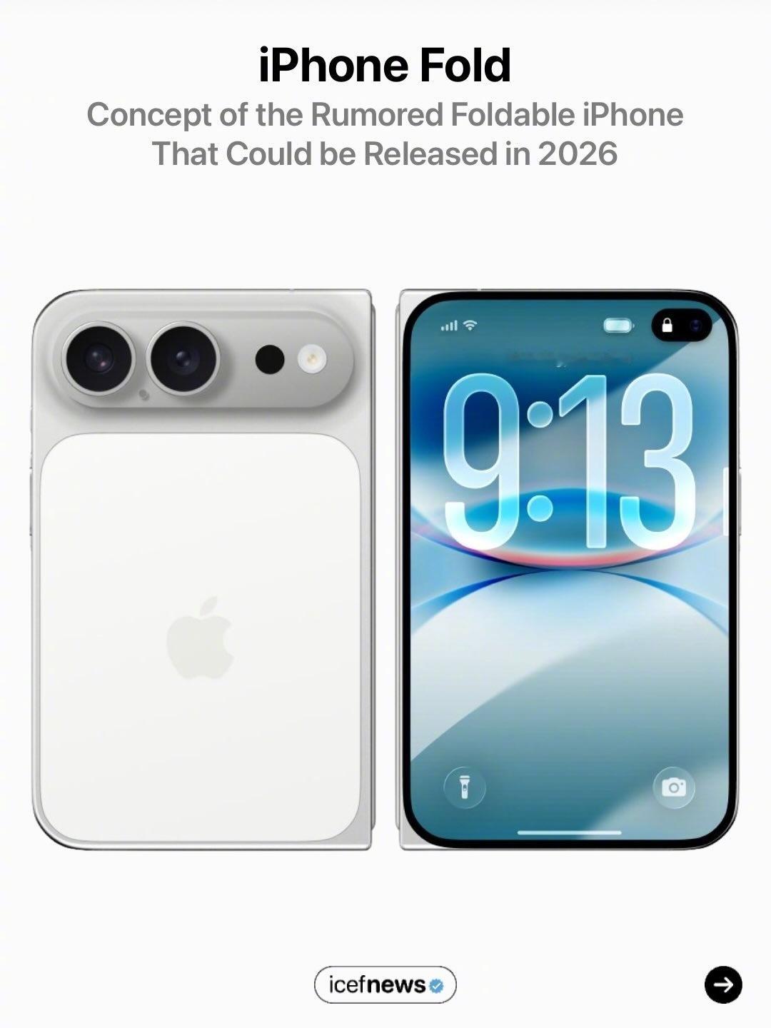 iPhone折叠屏长这样，你觉得如何