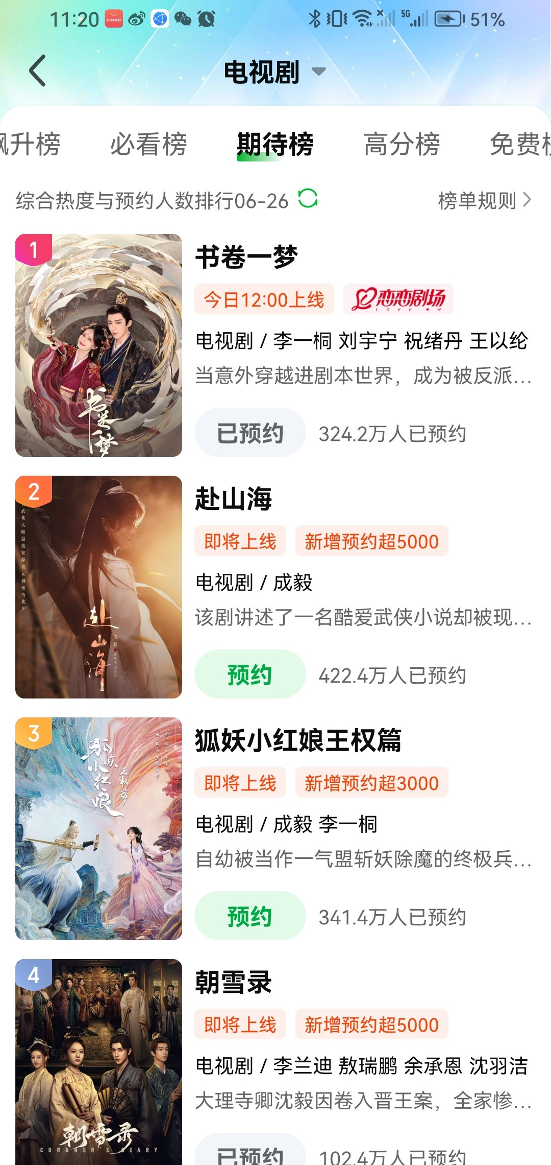 有病，竟然后台操作强制预约了！白鹿主演临江仙热播期结束，我就卸载爱奇艺！临江仙热