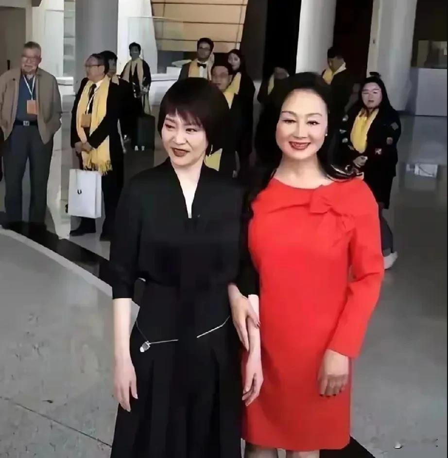 这两个大美女，都是美得不可方物，如果让她俩穿同样衣服，像不像双胞胎呢[滑稽笑]