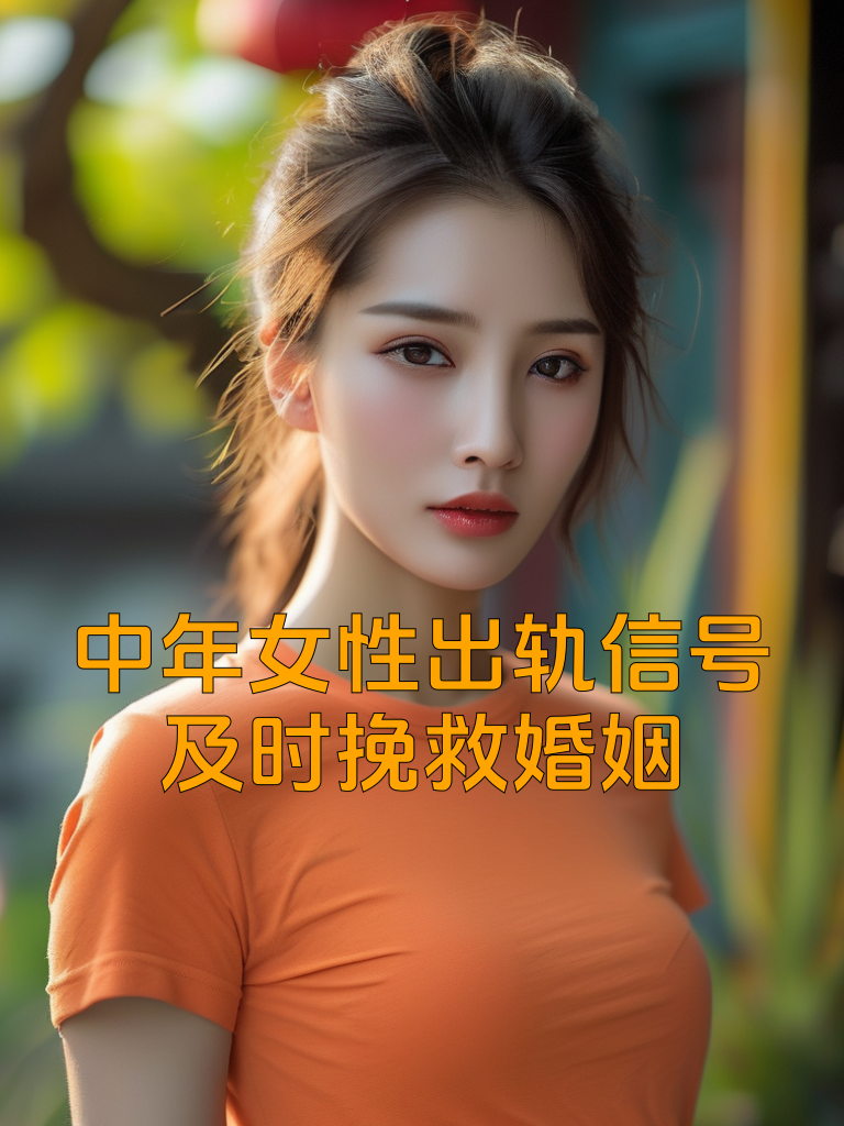 中年女性出轨信号，及时挽救婚姻