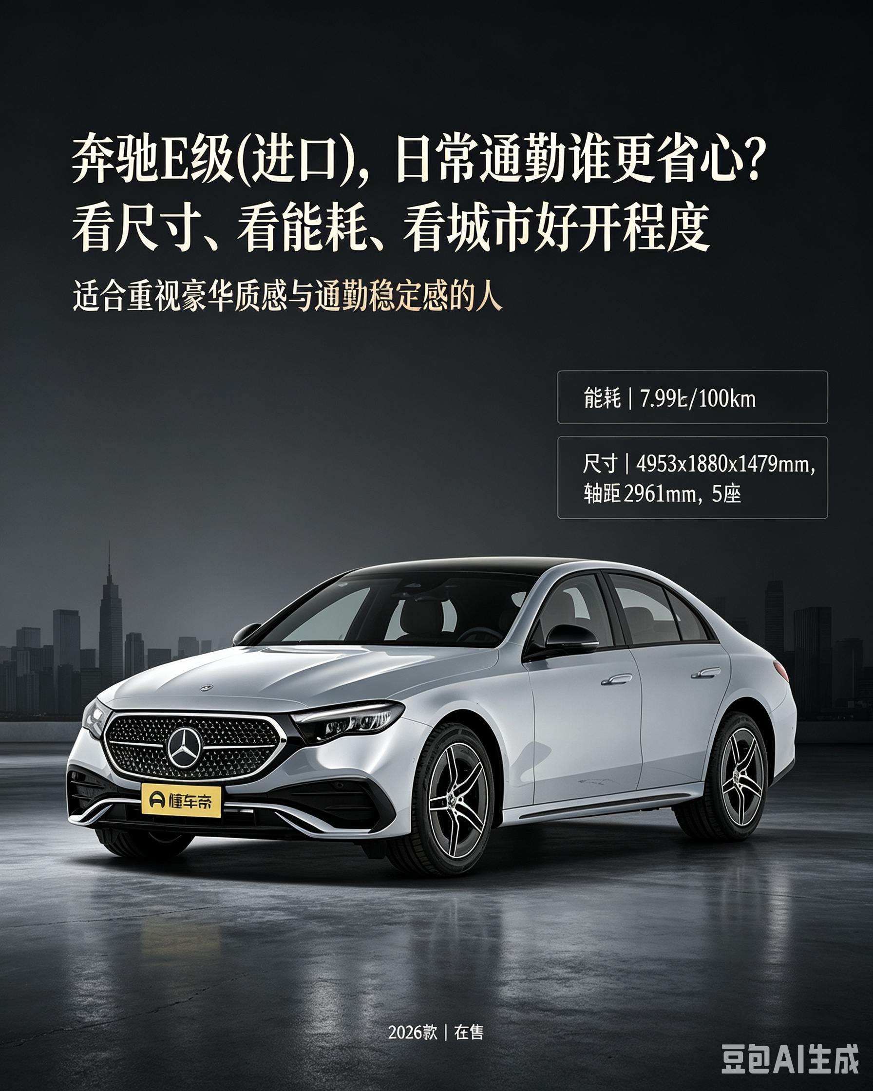 进口奔驰E级，通勤开着省心吗