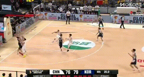 76:80男篮不敌韩国，最后2分钟险造12分大逆转！2:28秒时，男篮63:7