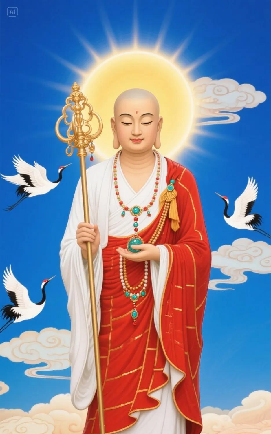 南无大愿地藏王菩萨南方世界涌香云，香雨花云及花雨。每次诵读经书读到这几话时，特