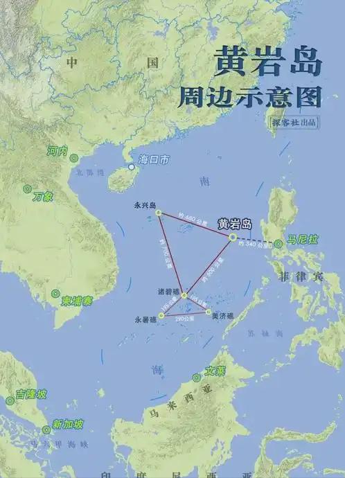 中国实控黄岩岛的标志是什么？按目前的情况，想和菲律宾签署边境条约是不可能了。