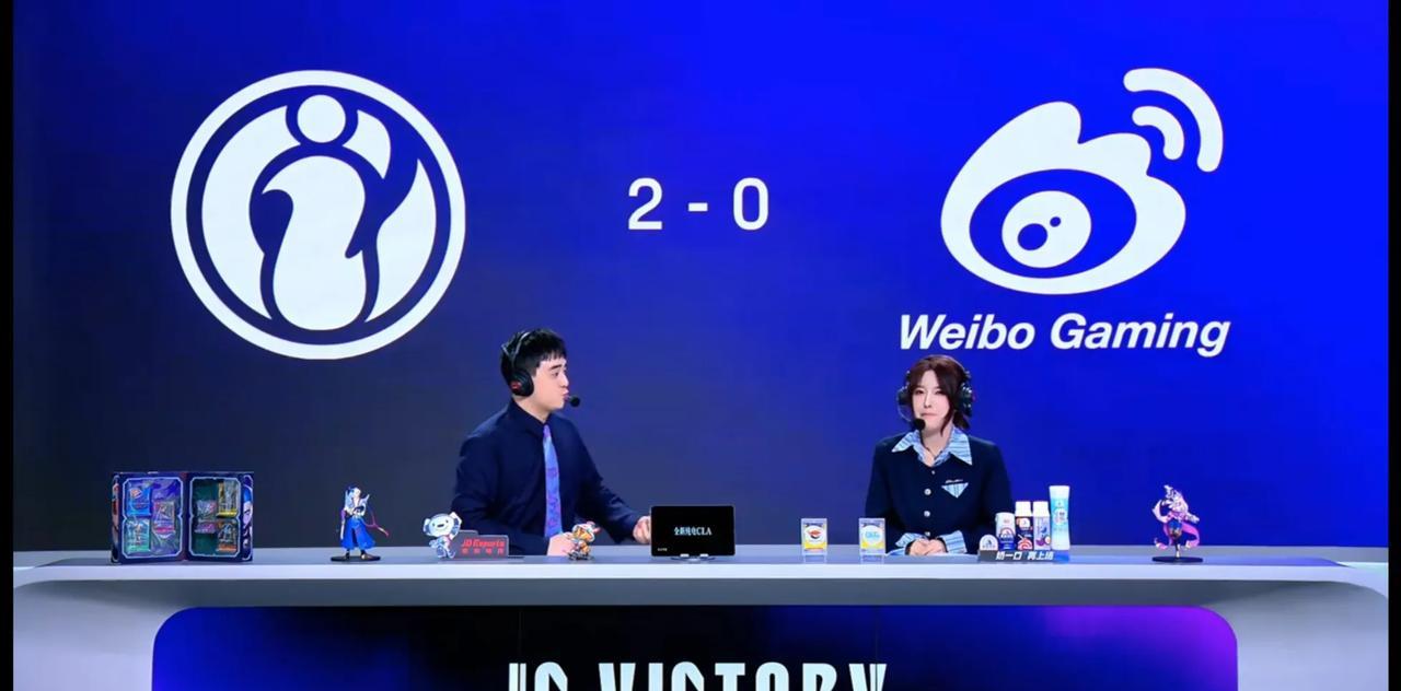 就在刚才，IG对战WBG的比赛中，IG以2比0的比分战胜WBG！IG已经很