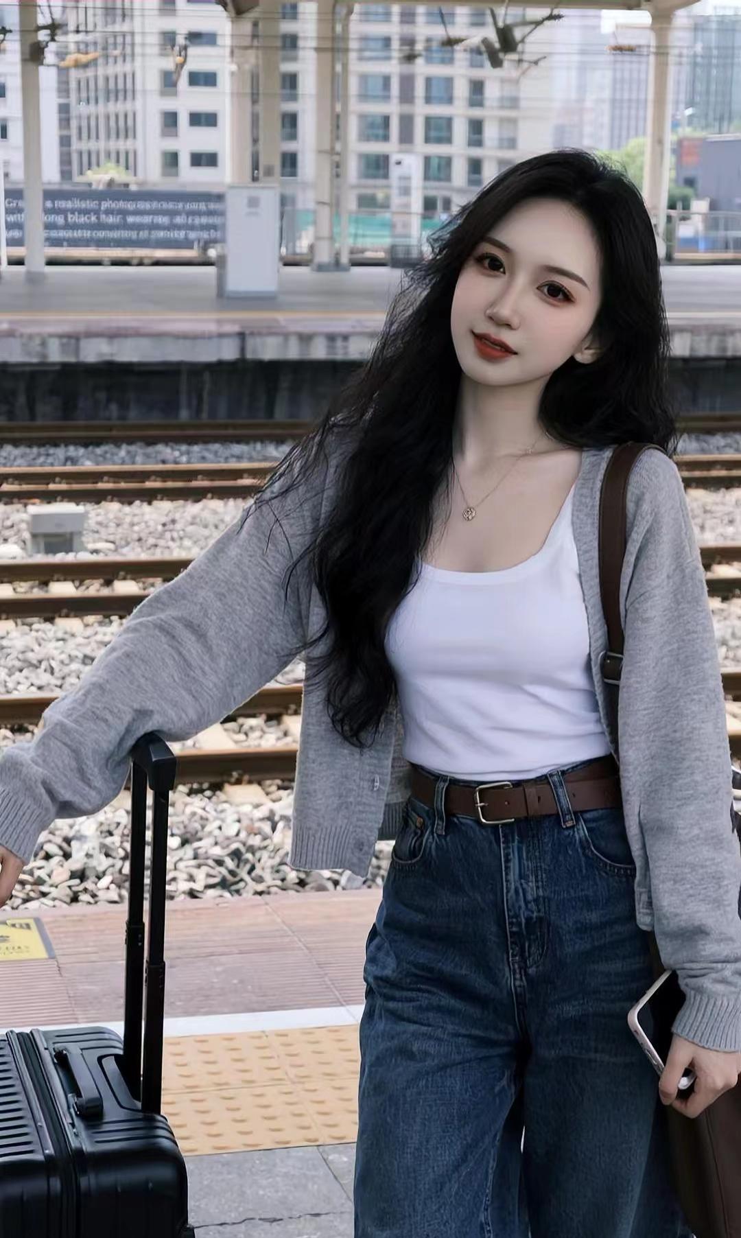 牛仔裤穿搭