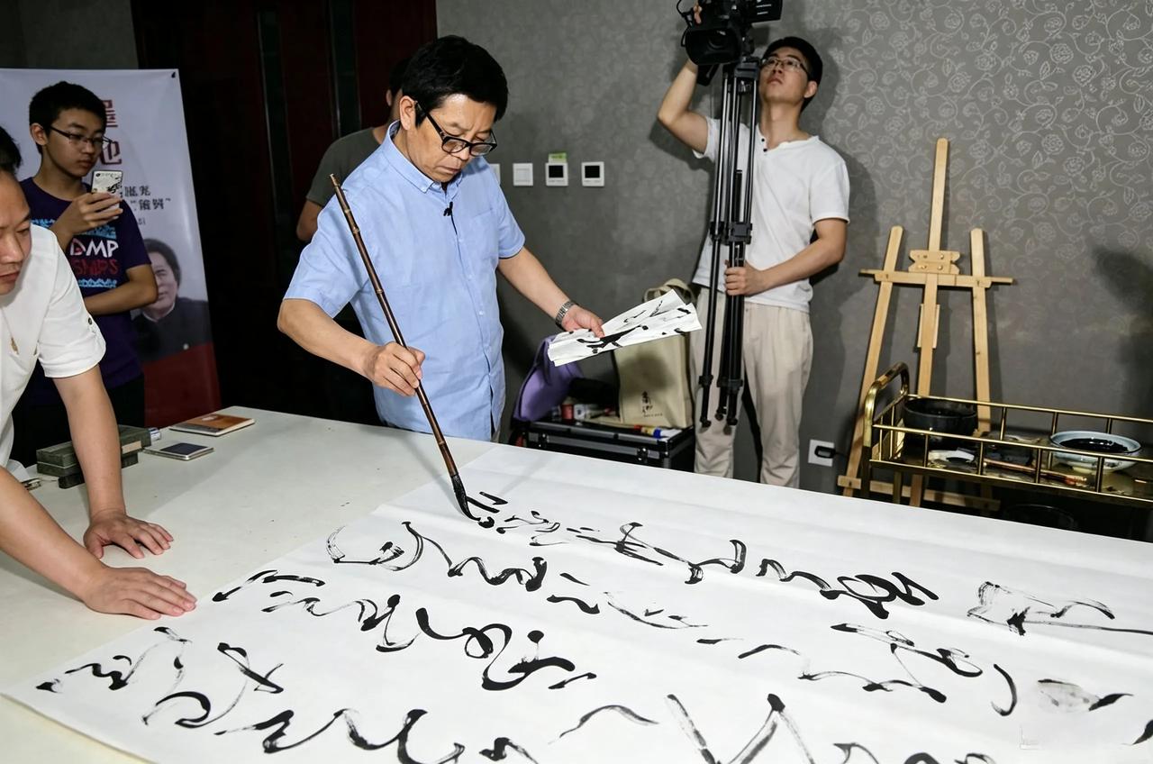 张旭光草书饱受热议，专业圈与普通人看法为何差距悬殊？提起张旭光，不少普通网友