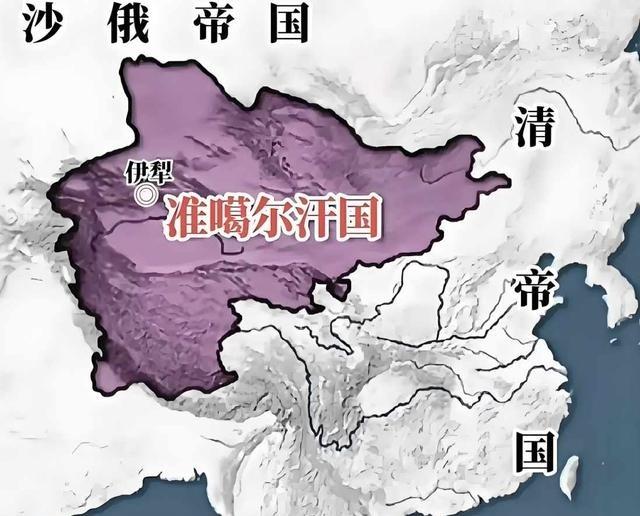 乾隆面对的准噶尔是什么对手？准噶尔最强大的时候，人口五百万，军队三十万，地盘已经